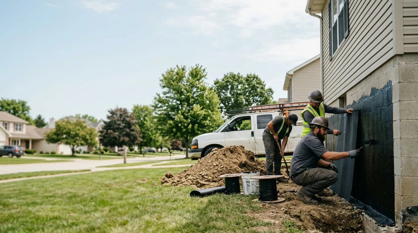 Basement Waterproofing in North Lawrence, OH near me